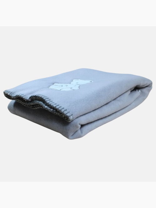 Tom Kids - Plaid doux avec motif ourson - Kiabi