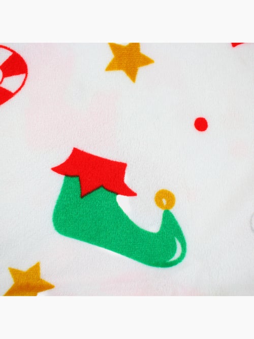 Tom Kids - Plaid doux enfant à motifs de Noël - Kiabi