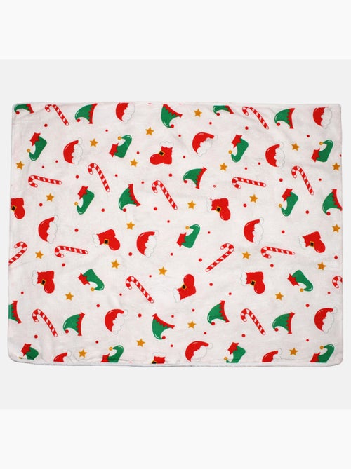 Tom Kids - Plaid doux enfant à motifs de Noël - Kiabi