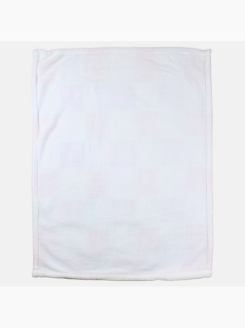 Tom Kids - Plaid doux et confortable motifs roses - Kiabi