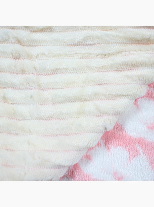 Tom Kids - Plaid doux pour fille à motifs floraux - Kiabi