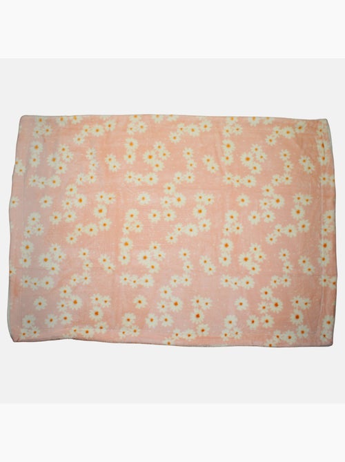 Tom Kids - Plaid doux pour fille à motifs marguerites - Kiabi