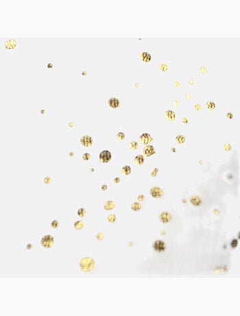 Tom Kids - Plaid doux pour fille à pois dorés -