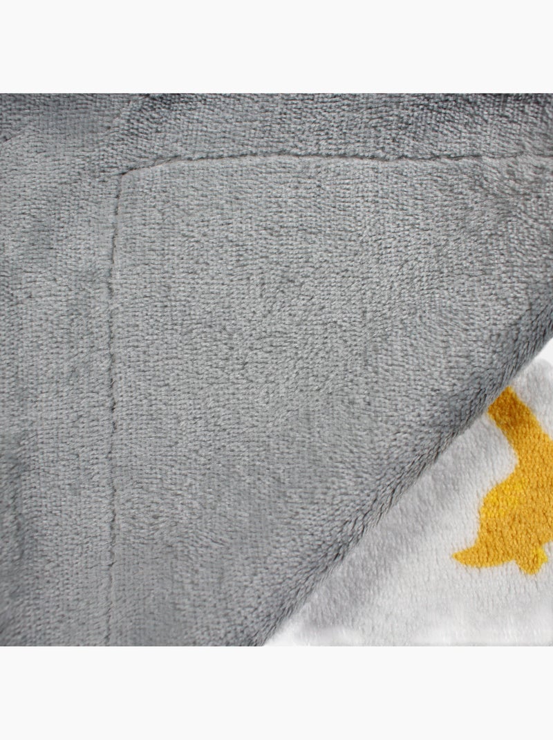 Tom Kids - Plaid doux pour petit garçon à motifs dinosaures Blanc - Kiabi