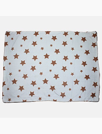 Tom kids - plaid polaire doux à motifs étoiles 75 x 150 cm