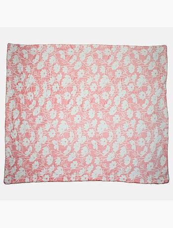 Tom kids - plaid polaire doux à motifs floraux 75 x 150 cm