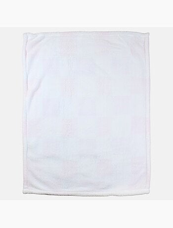 Tom kids - plaid polaire doux à motifs patchwork 75 x 150 cm