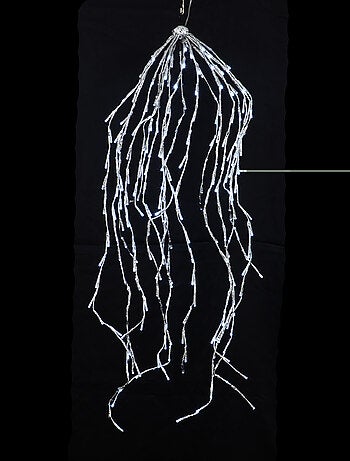 Tombées Lumineuses Blanches 256 LED Blanc Froid