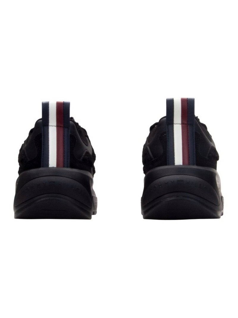 Tommy Hilfiger - Baskets style À poils Noir - Kiabi