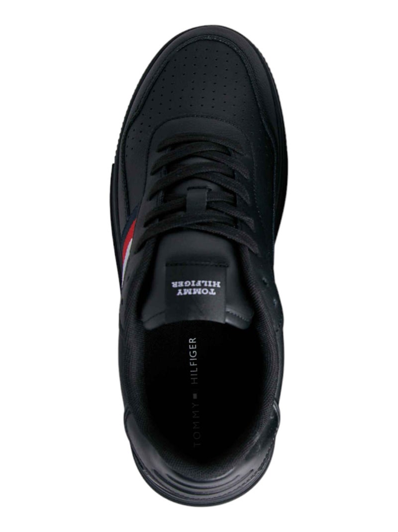 Tommy Hilfiger - Baskets style À rayures SUPERCUP Noir - Kiabi