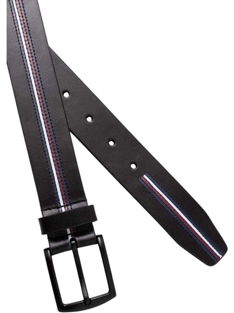 Tommy Hilfiger - Ceinture motif/style à rayures Bleu foncé - Kiabi