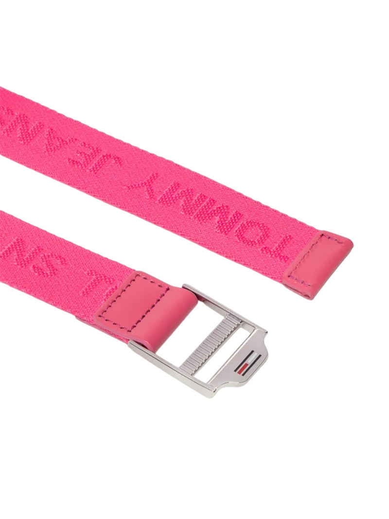 Tommy Hilfiger - Ceinture motif/style logo Rose - Kiabi