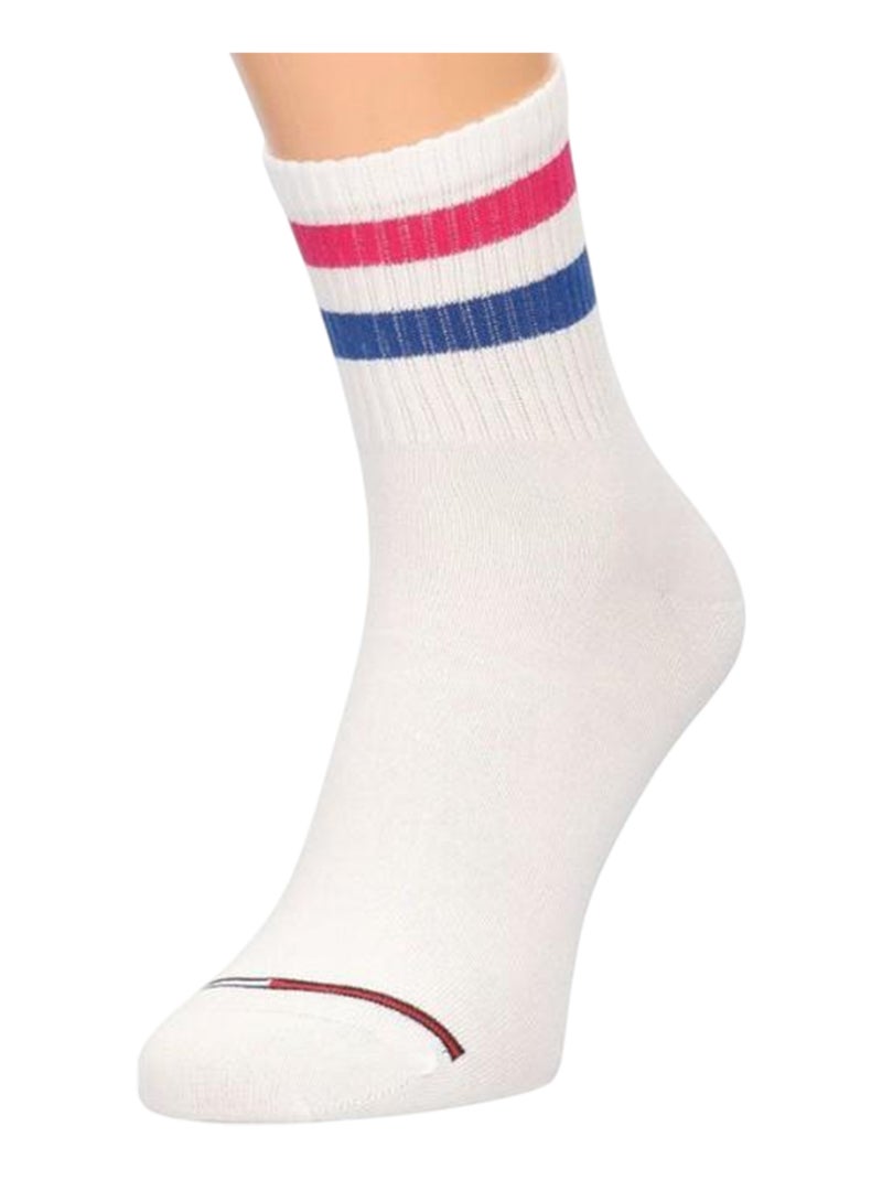 Tommy Hilfiger - Chaussettes Blanc Rose - Kiabi