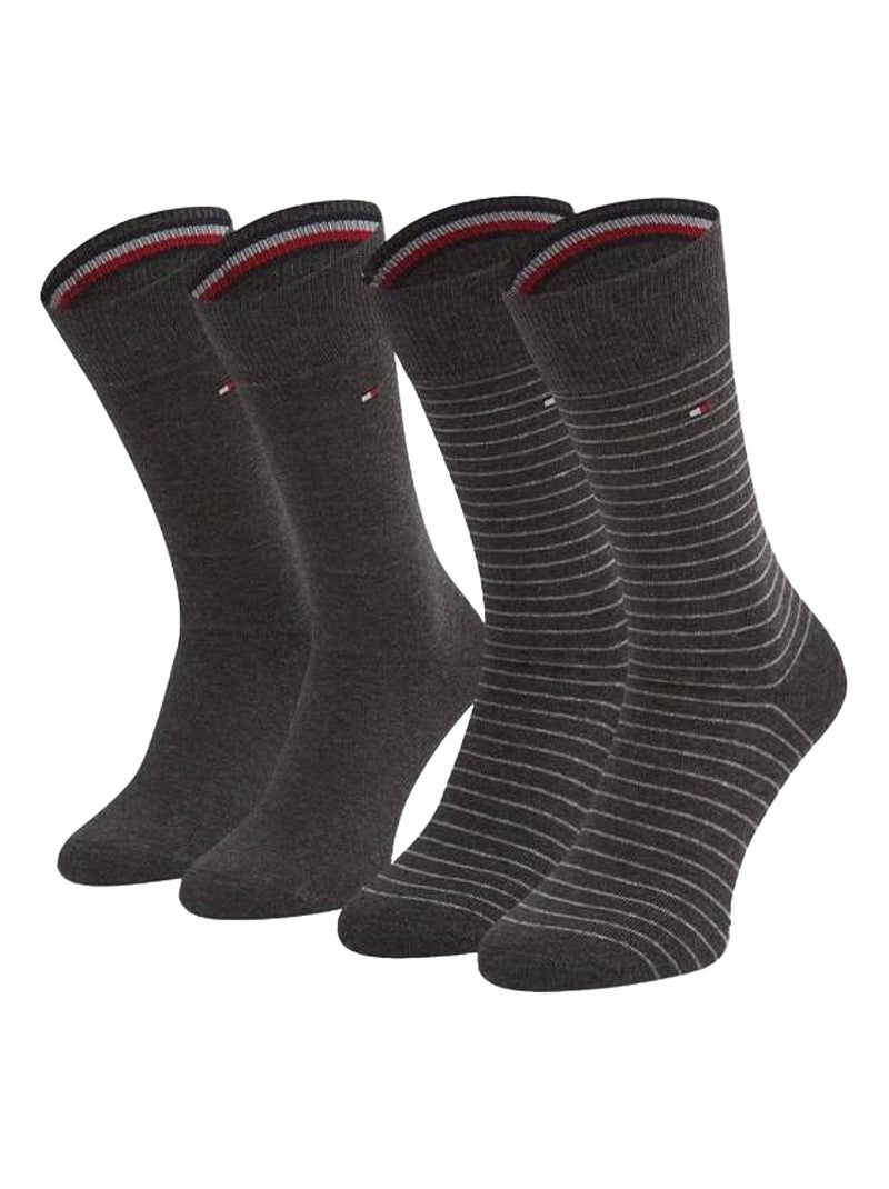 Tommy Hilfiger - Chaussettes Gris - Kiabi