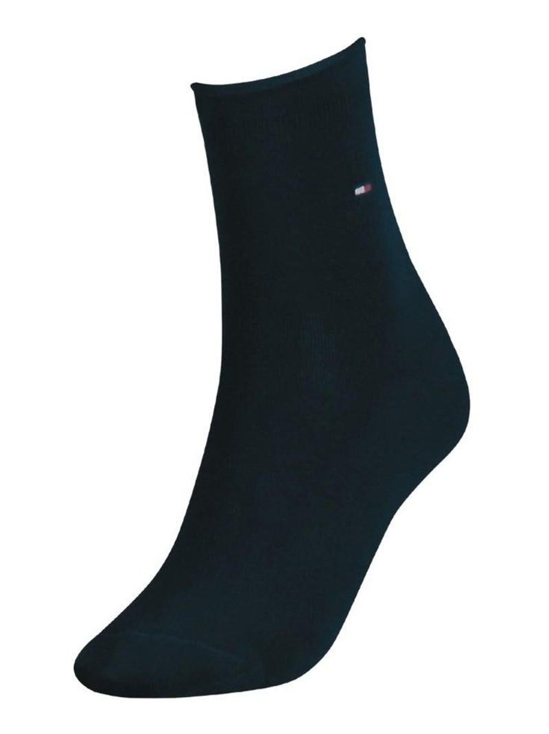Tommy Hilfiger - Chaussettes habillées motif/style uni Bleu marine - Kiabi