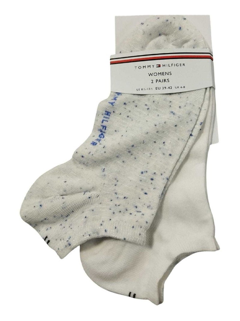 Tommy Hilfiger - Chaussettes motif/style à pois Bleu Blanc - Kiabi
