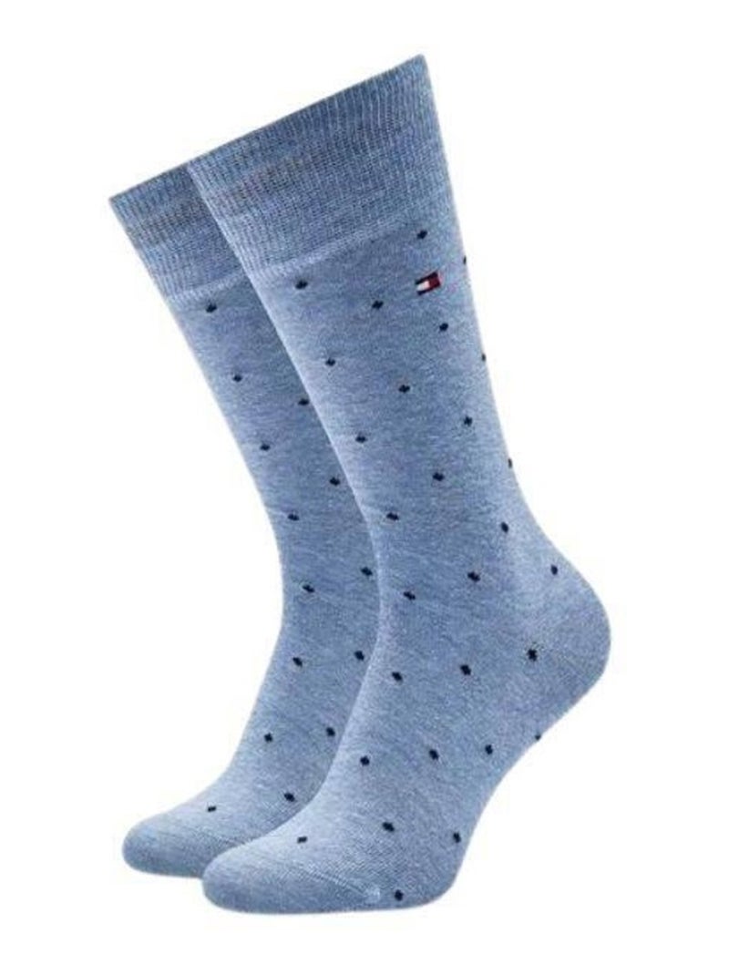 Tommy Hilfiger - Chaussettes motif/style à pois Bleu Bleu - Kiabi