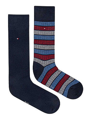 Tommy Hilfiger - Chaussettes motif/style blocs de couleurs