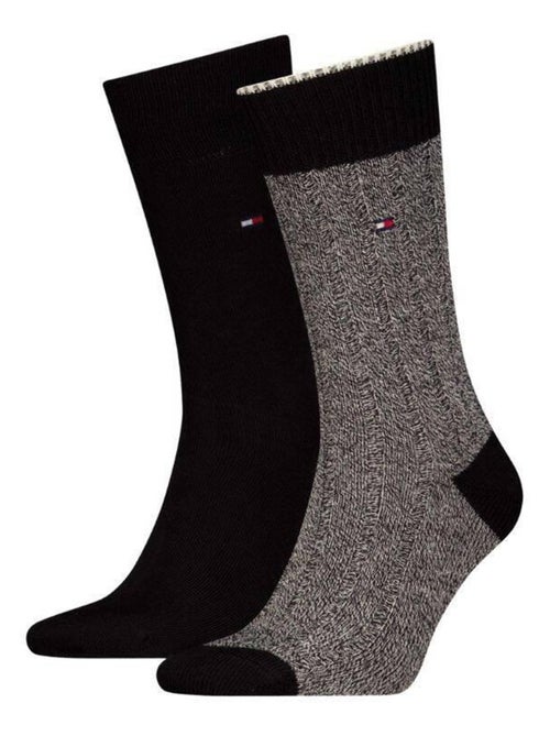 Tommy Hilfiger - Chaussettes motif/style Détail contrasté - Kiabi Tommy Hilfiger - Chaussettes motif/style Détail contrasté - Kiabi