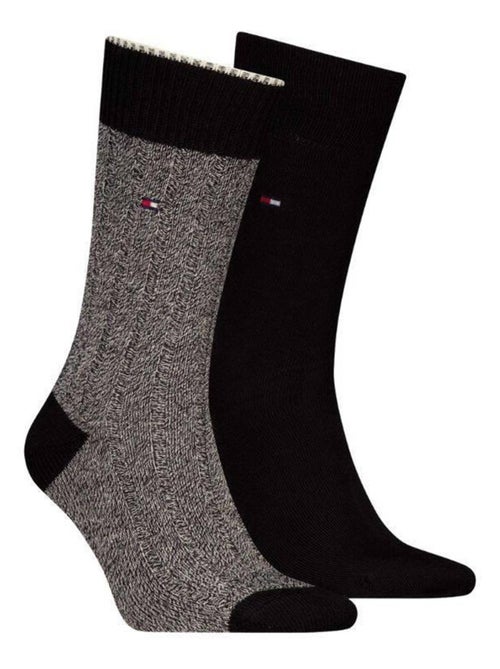 Tommy Hilfiger - Chaussettes motif/style Détail contrasté - Kiabi Tommy Hilfiger - Chaussettes motif/style Détail contrasté - Kiabi