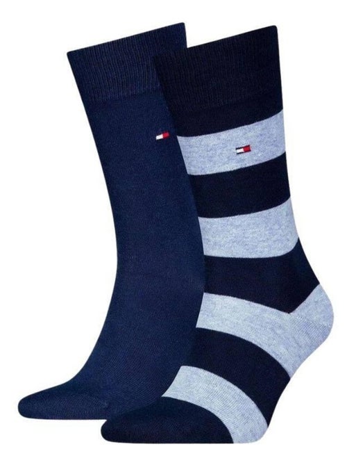 Tommy Hilfiger - Chaussettes motif/style Détail contrasté - Kiabi