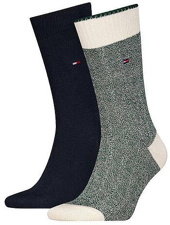 Tommy Hilfiger - Chaussettes motif/style Détail contrasté