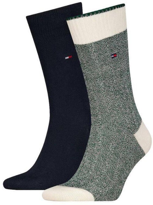 Tommy Hilfiger - Chaussettes motif/style Détail contrasté - Kiabi