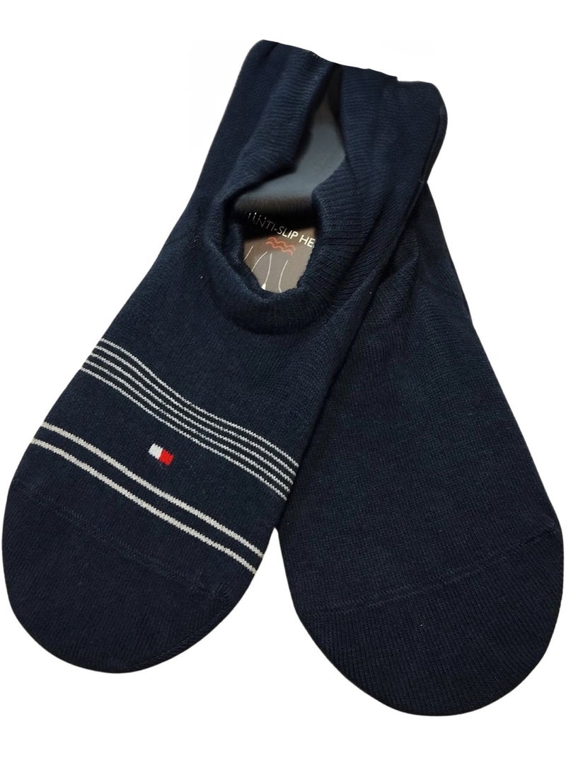 Tommy Hilfiger - Chaussettes motif/style détail rayé Bleu marine - Kiabi