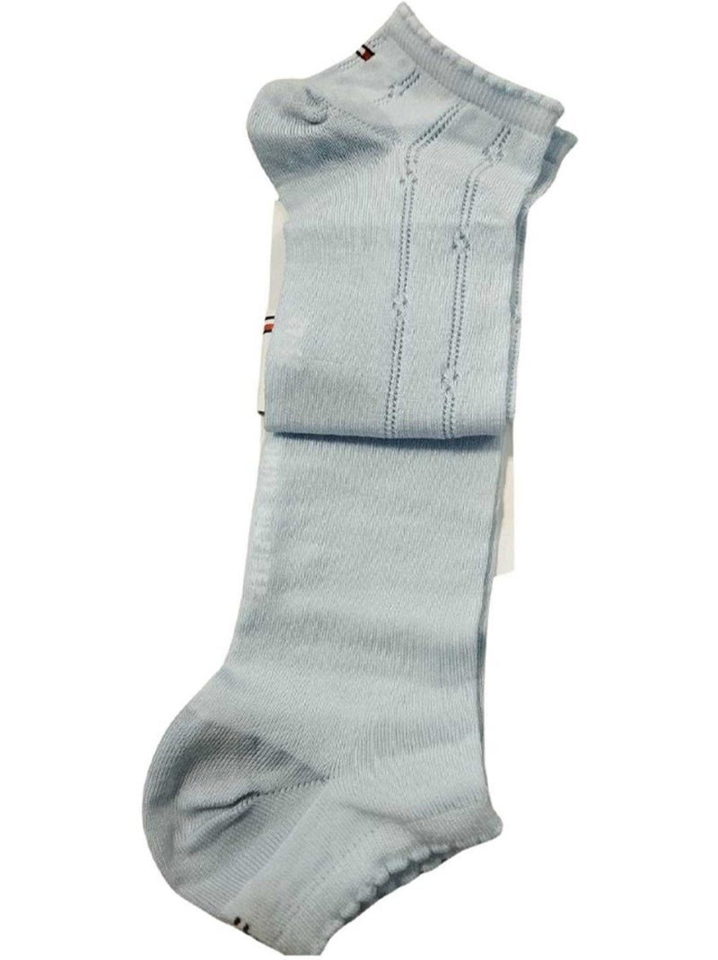 Tommy Hilfiger - Chaussettes motif/style logo Bleu - Kiabi