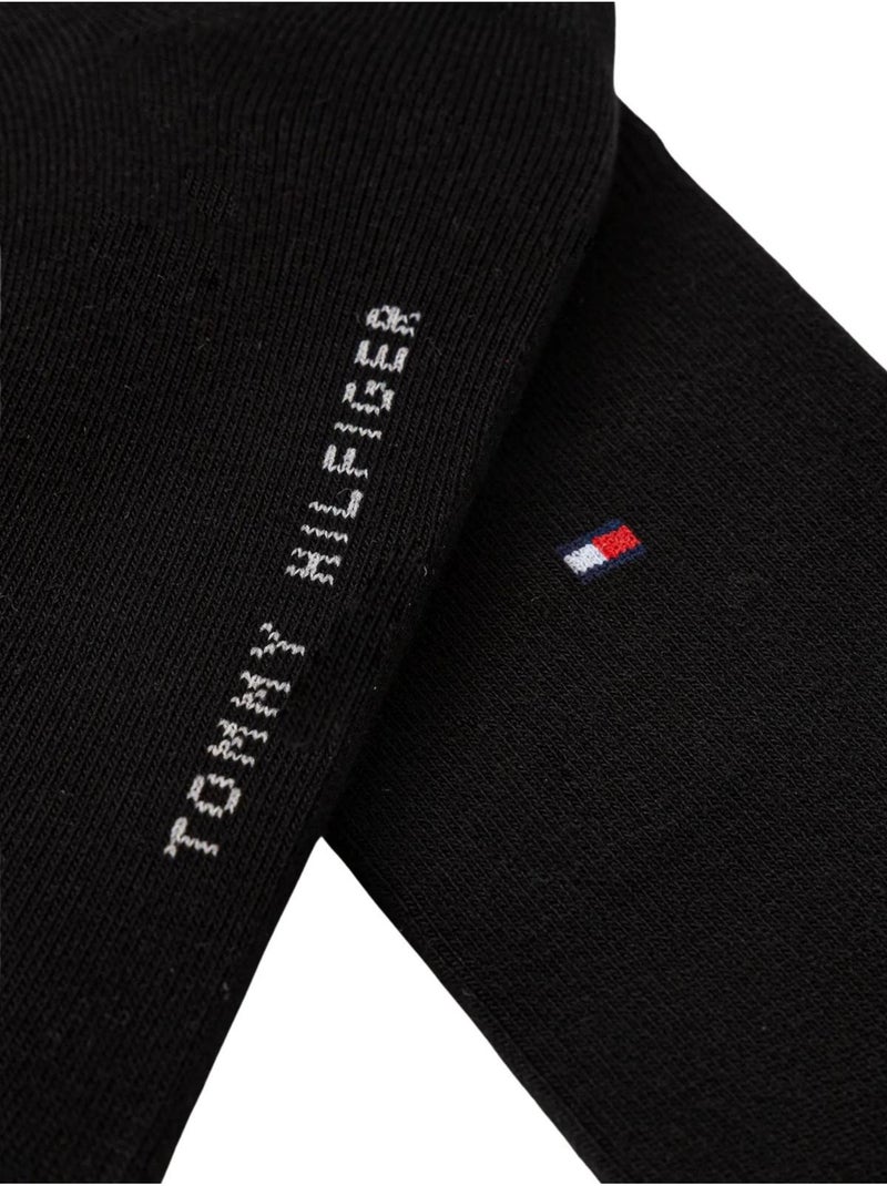 Tommy Hilfiger - Chaussettes motif/style Logo brodé Noir - Kiabi