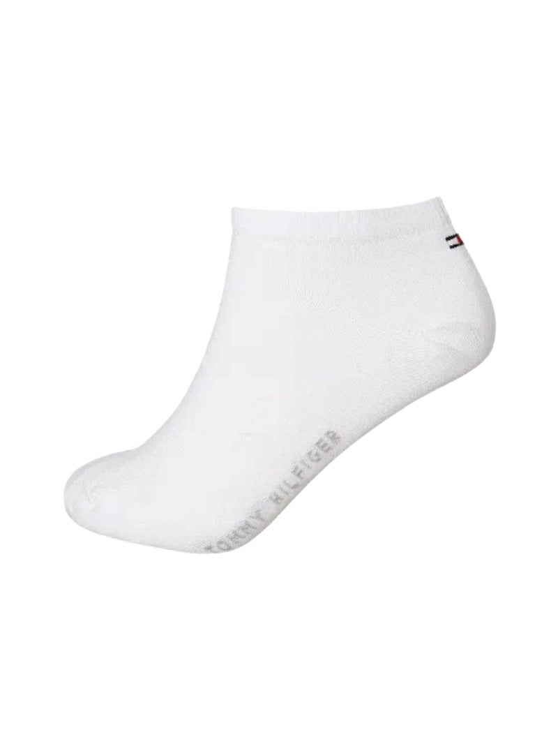 Tommy Hilfiger - Chaussettes motif/style logo texte Blanc - Kiabi
