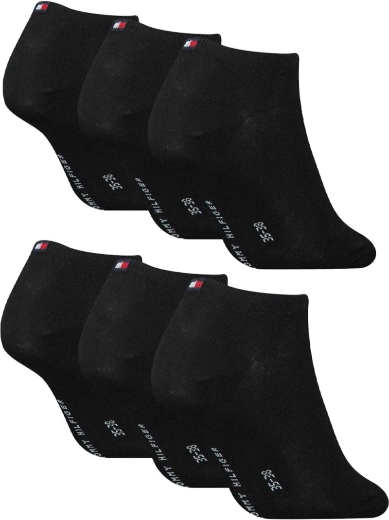 Tommy Hilfiger - Chaussettes motif/style logo texte Noir - Kiabi