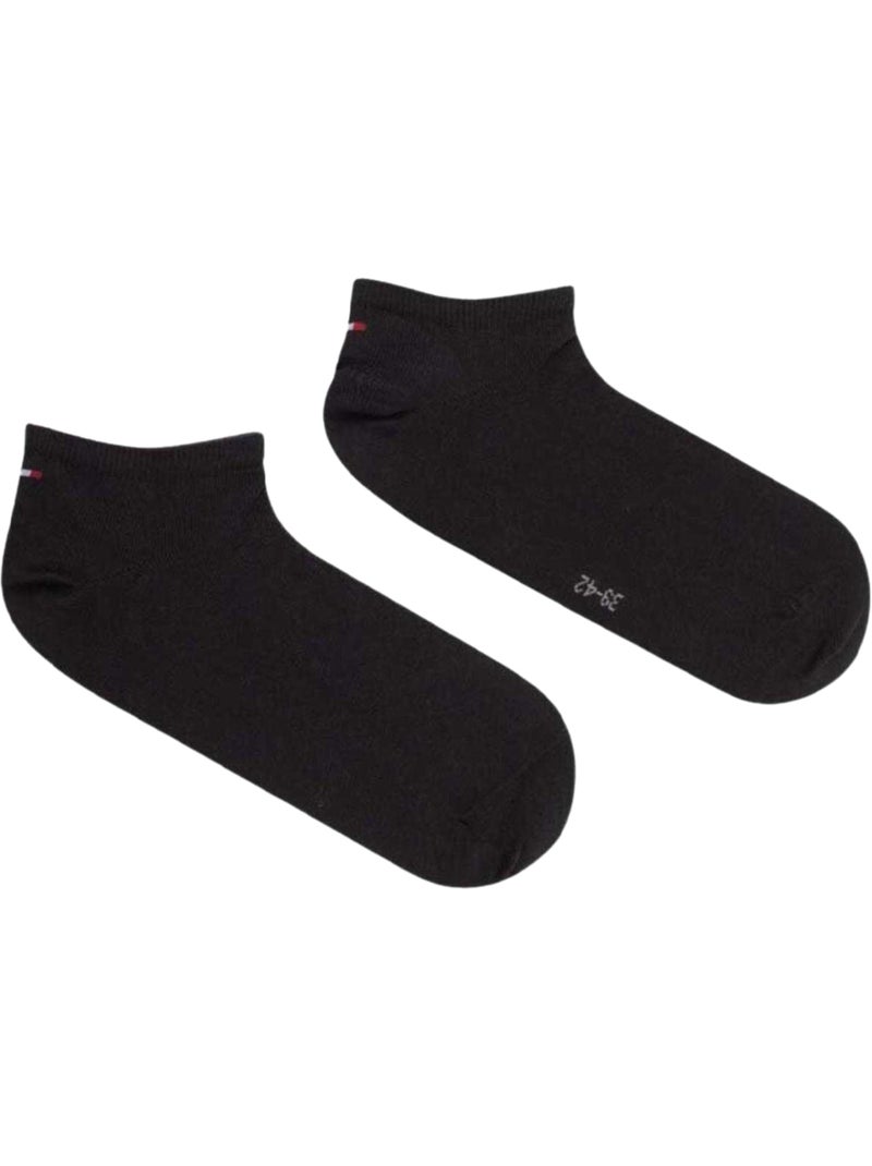Tommy Hilfiger - Chaussettes motif/style logo texte Noir - Kiabi