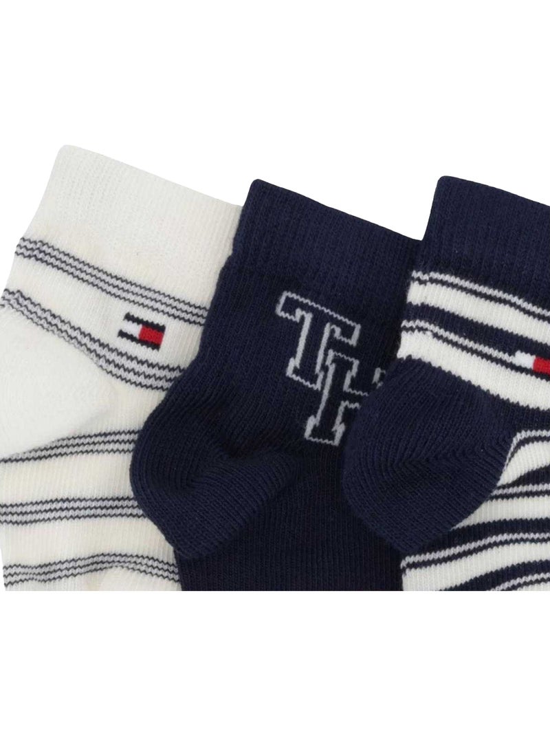 Tommy Hilfiger - Chaussettes motif/style rayé - Bébé Bleu foncé - Kiabi