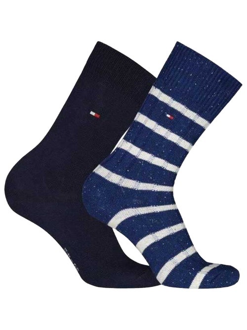 Tommy Hilfiger - Chaussettes motif/style rayé - Kiabi