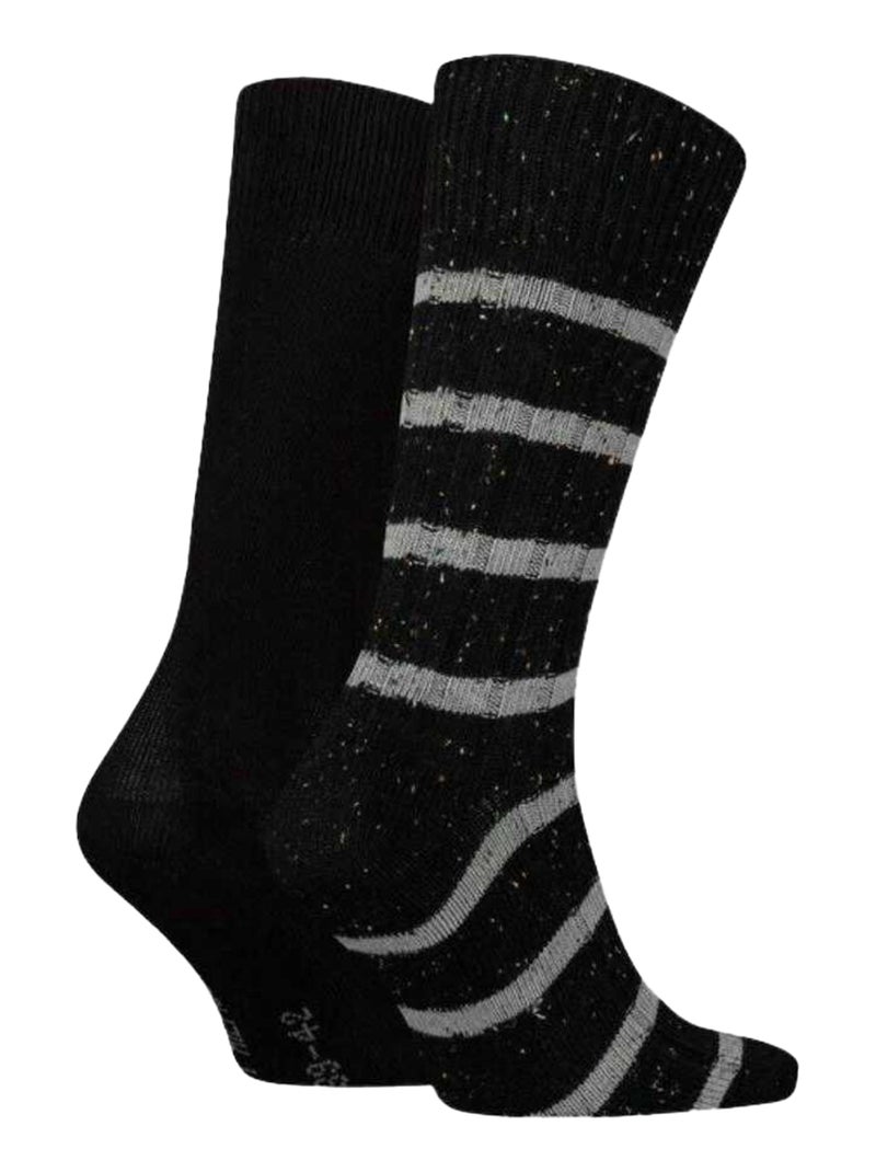Tommy Hilfiger - Chaussettes motif/style rayé Noir - Kiabi
