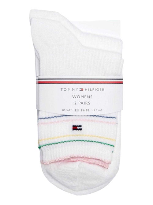 Tommy Hilfiger - Chaussettes motif/style rayures contrastées - Kiabi