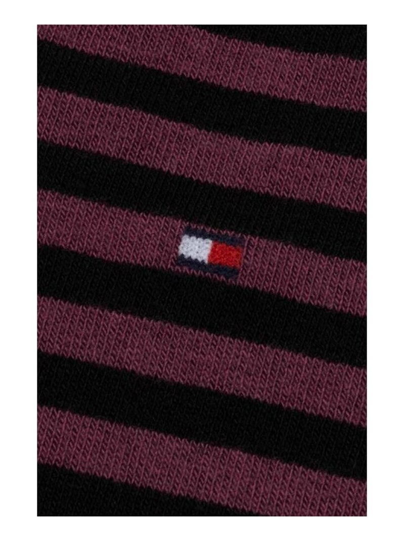 Tommy Hilfiger - Chaussettes motif/style rayures contrastées Noir - Kiabi
