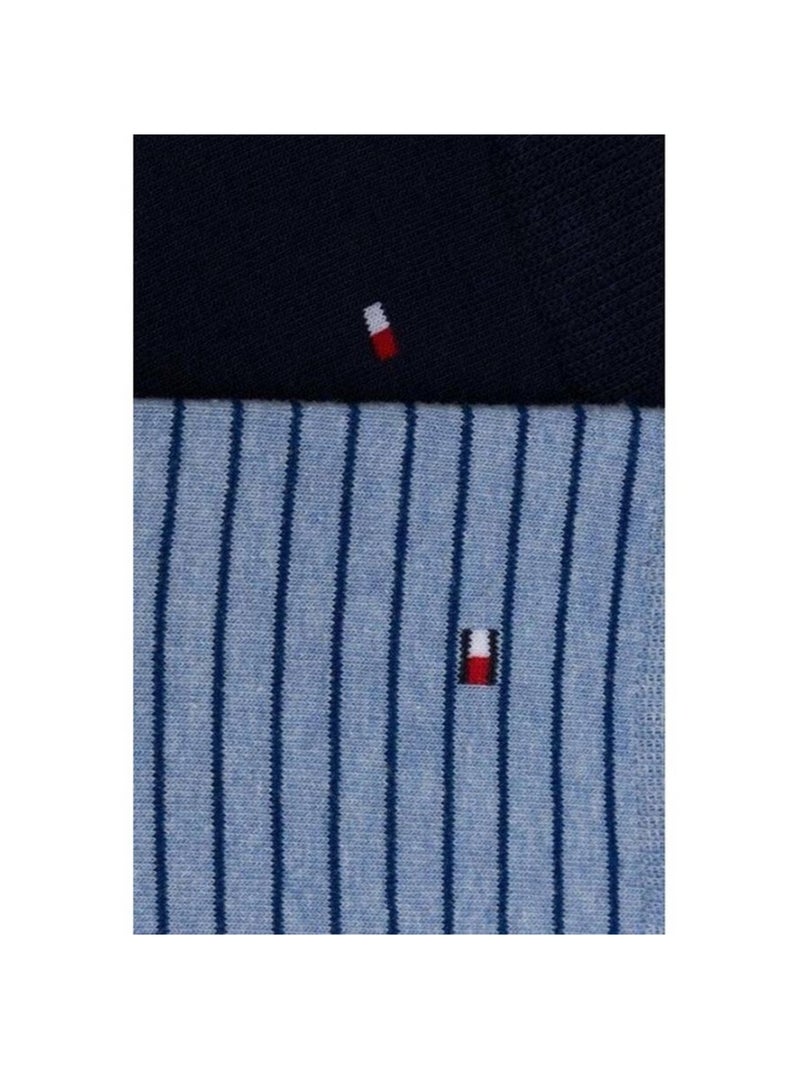 Tommy Hilfiger - Chaussettes motif/style uni Bleu Bleu marine - Kiabi