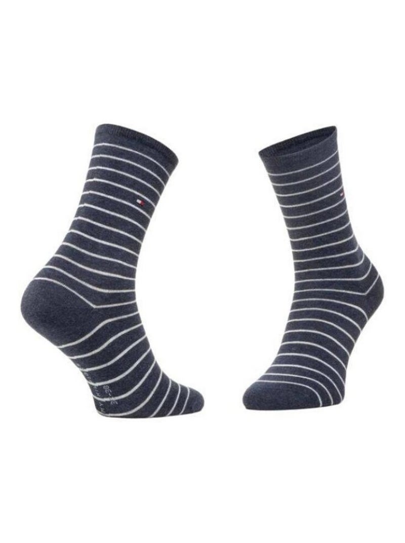 Tommy Hilfiger - Chaussettes motif/style uni Bleu - Kiabi