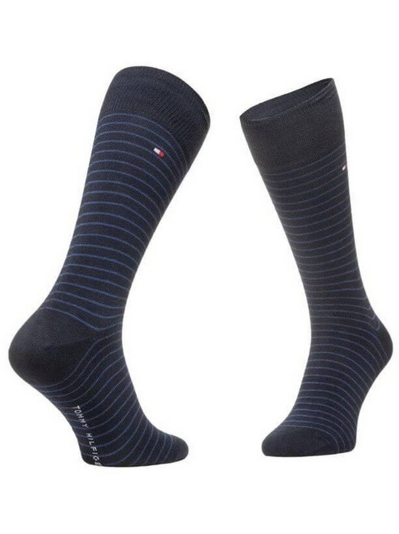 Tommy Hilfiger - Chaussettes motif/style uni Bleu marine - Kiabi