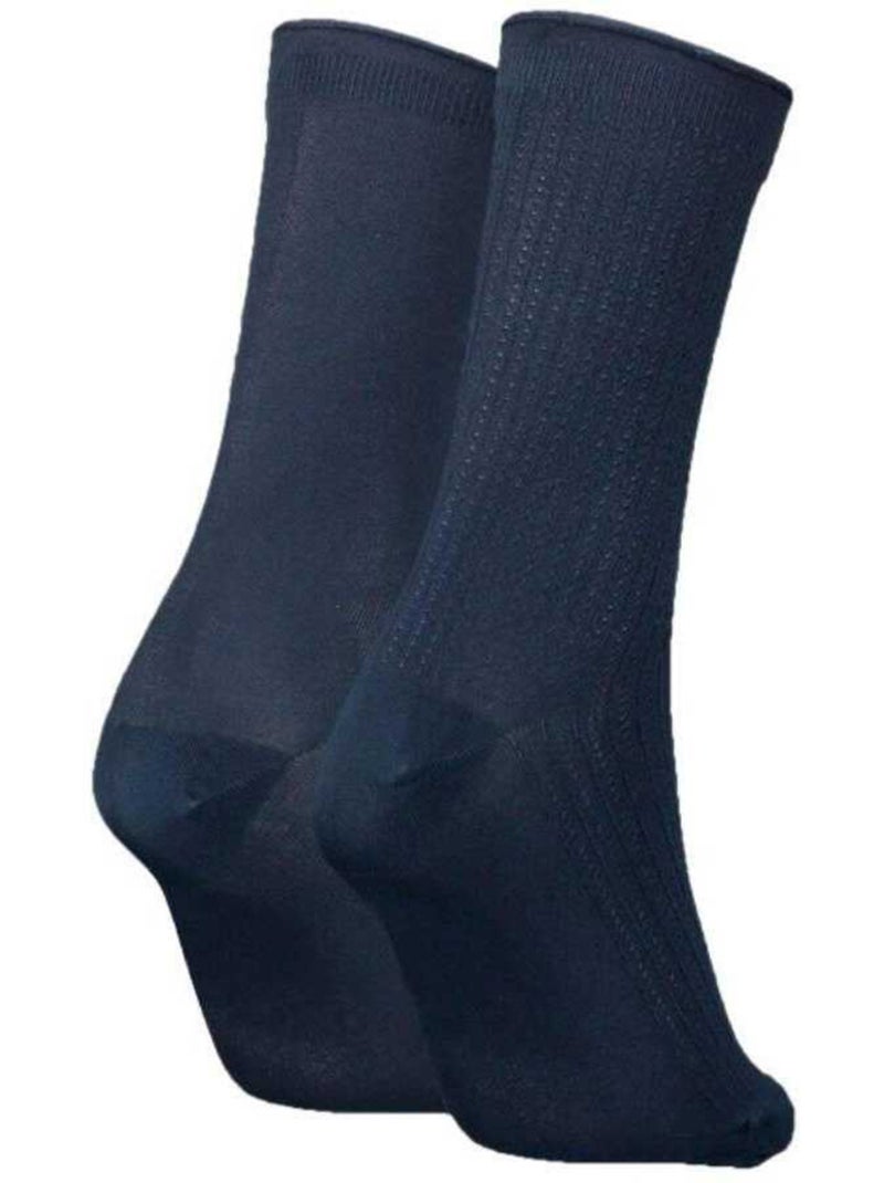 Tommy Hilfiger - Chaussettes motif/style uni Bleu marine - Kiabi