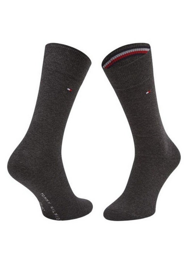 Tommy Hilfiger - Chaussettes motif/style uni Gris - Kiabi