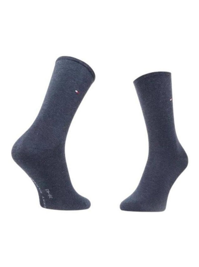 Tommy Hilfiger - Chaussettes motif/style uni Gris - Kiabi