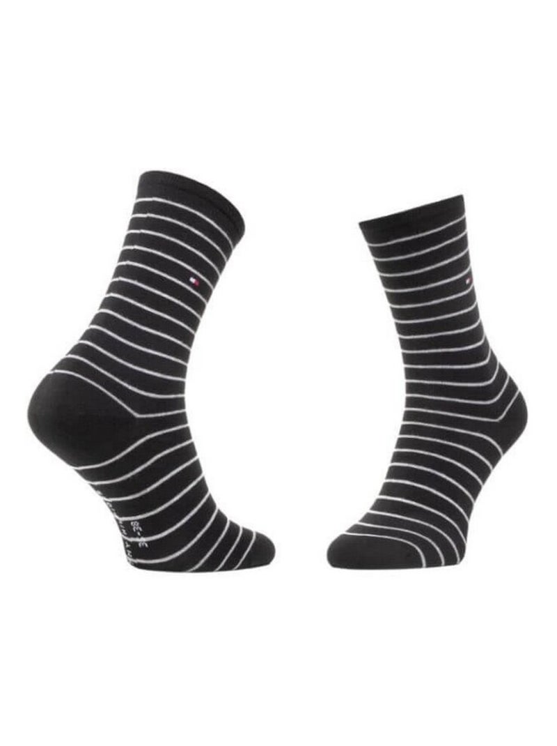 Tommy Hilfiger - Chaussettes motif/style uni Noir - Kiabi