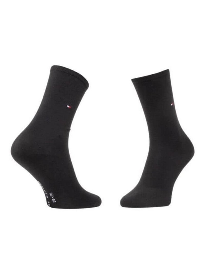 Tommy Hilfiger - Chaussettes motif/style uni Noir - Kiabi