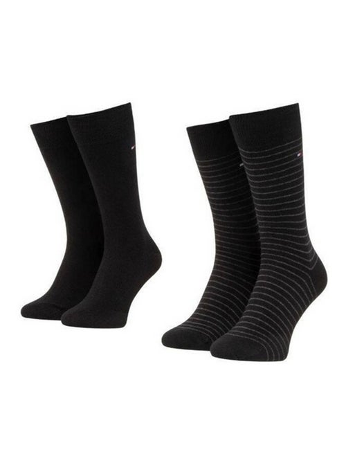 Tommy Hilfiger - Chaussettes motif/style uni - Kiabi Tommy Hilfiger - Chaussettes motif/style uni - Kiabi