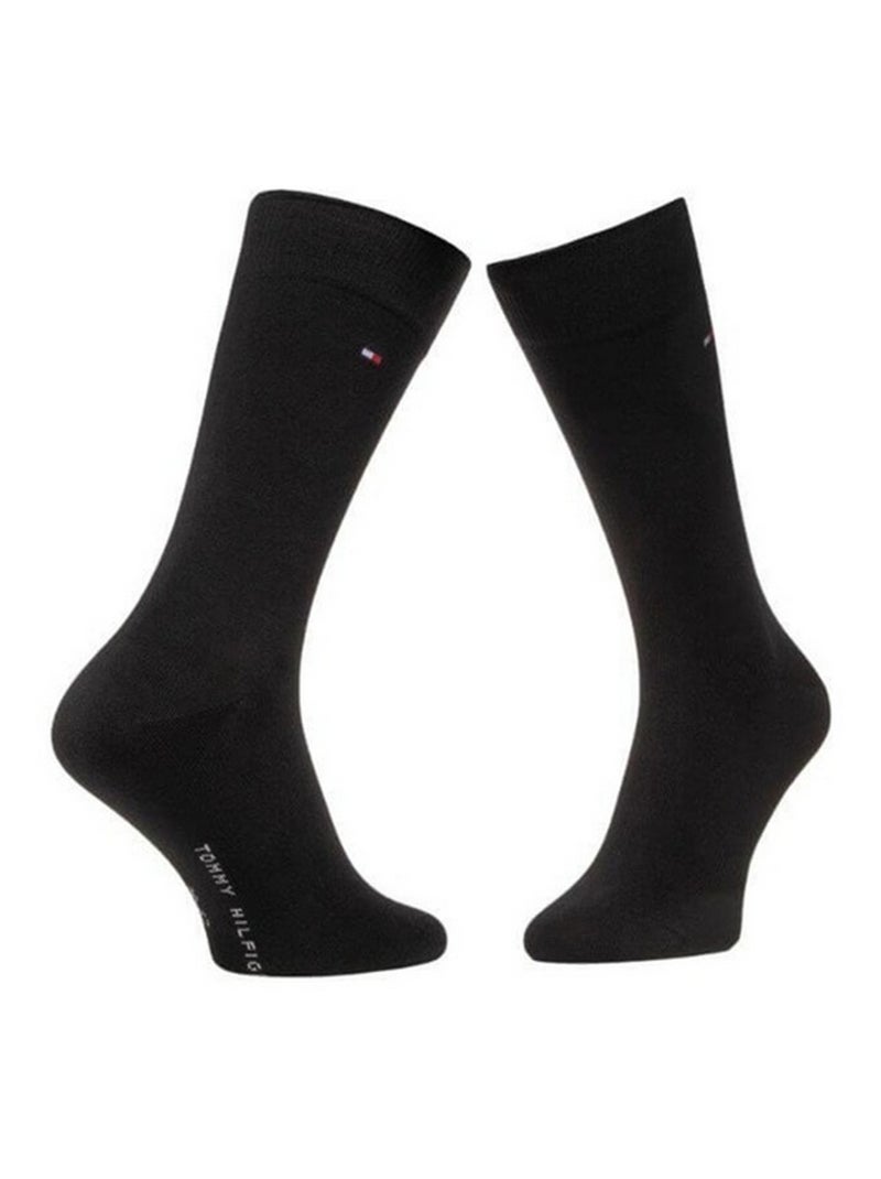 Tommy Hilfiger - Chaussettes motif/style uni Noir - Kiabi