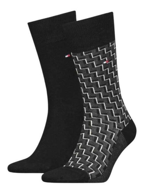 Tommy Hilfiger - Chaussettes motif/style zig-zag - Kiabi