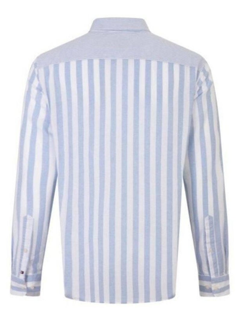 Tommy Hilfiger - Chemise motif/style rayé Blanc Bleu - Kiabi
